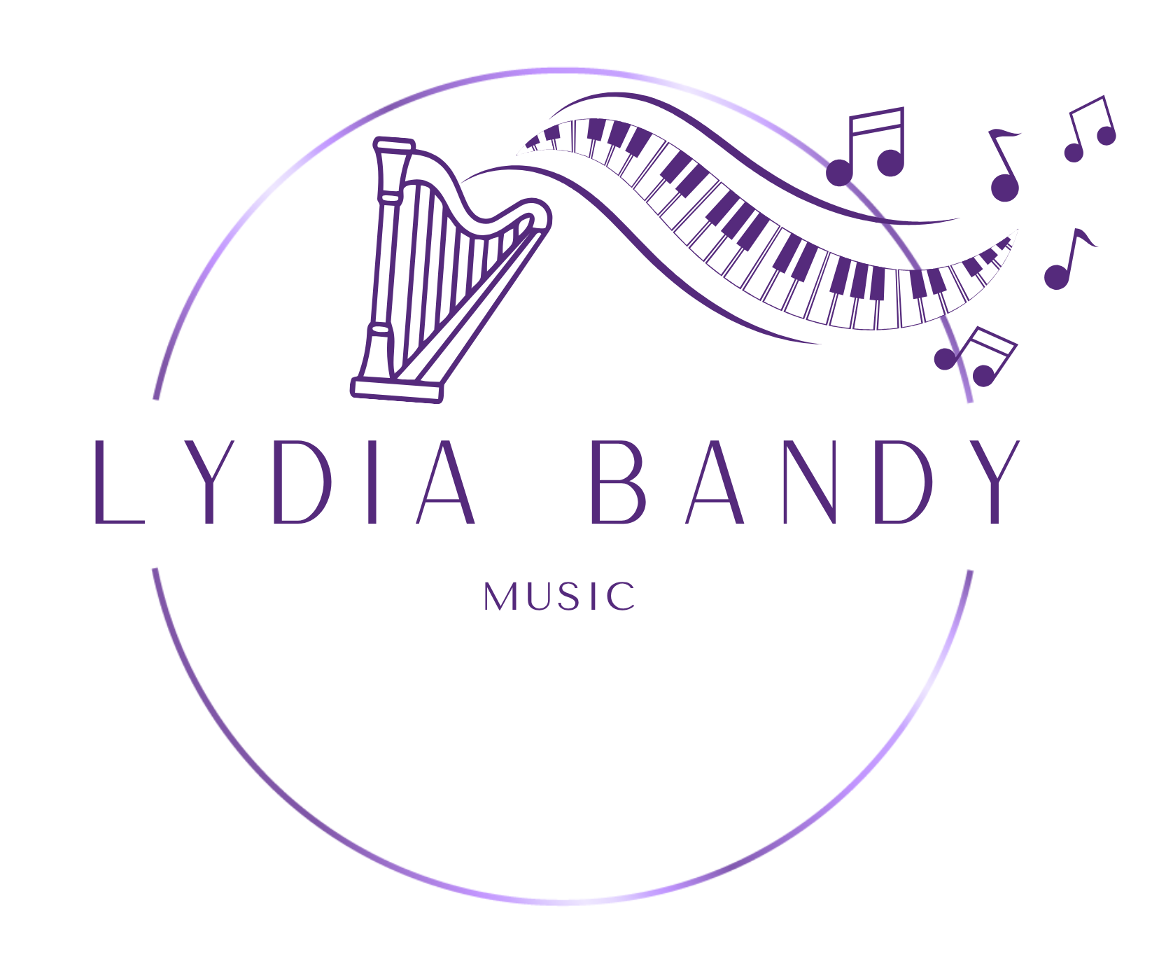 Lydia Bandy Music Harpist Pianist